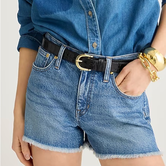 J.Crew Mid-Rise Denim Shorts Lakeshore wash - Picture 2 of 9